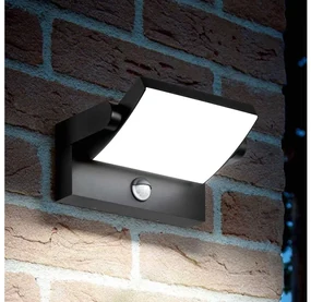 Ideal Lux -LED Vonk. nást. svietidlo so s. SWIPE LED/21W/230V CRI 90 IP54 čierna ID287737