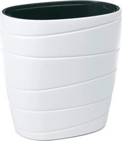 PLASTOVÝ KVETINÁČ LAVRIO 60X60 CM BIELA