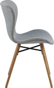 Sada 2 svetlosivých jedálenských stoličiek Actona Batilda