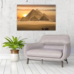 Obraz - Pyramídy (90x60 cm)