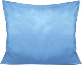 SATÉNOVÁ OBLIEČKA NA VANKÚŠ 50X70CM MODRÁ