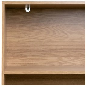 Knižnica v dekore duba v prírodnej farbe 80x172x40 cm Elia – Casa Selección