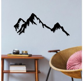 Nástenná dekorácia 37x70 cm hory kov