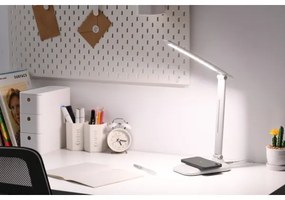 Immax 09107L - LED stmievateľná stolná lampa s bezdrôtovým nabíjaním QI LUMI LED/7W/230V biela