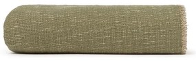 Kaki bavlnená deka 130x180 cm Handloom – Lorena Canals