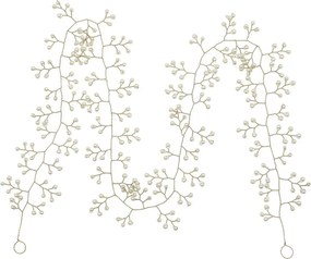Luxusné vianočné girlanda s perličkami Glaze Forest - 100 cm