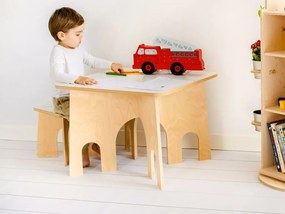 Detský drevený stôl RONDO