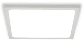 LED2 2182831 Zápustné LED svietidlo SLIM-Q, S, 10W, 900lm, 3000K, 160°, IP43,145x145x25mm, biela