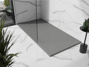 Mexen Stone+, obdĺžniková vanička z minerálneho kompozitu 200 x 100 cm, šedá-betónová, 44611020