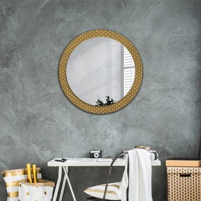 Okrúhle ozdobné zrkadlo Deco vintage fi 80 cm