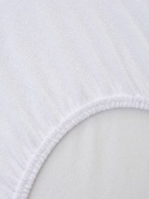 Nepriepustné prestieradlo Froté 60 x 120 cm - biele