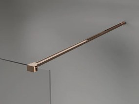 Mexen Lunar sprchová stena pravá 80 x 200 cm, 8mm číre sklo, ružové zlato, 830-080-000-60-00-P