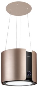 Klarstein Skyfall, digestor, 45 cm, ostrovčekový, 402 m³/h, LED, nehrdzavejúca oceľ, zlatý