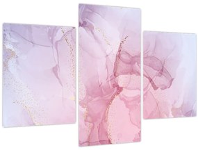 Obraz - Ružové škvrny (90x60 cm)