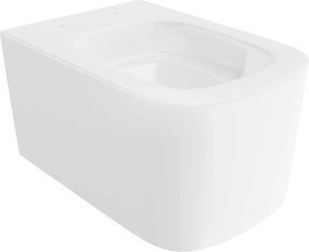 Mexen Vivo, závesná WC misa 555x370x335 mm, Rimless Tornádo, biela lesklá, 3361XX00T