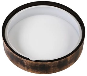 Stropné kúpeľňové svietidlo OAK SMOKY 3xE27/15W/230V IP54, 37,5 cm, dub/hnedá