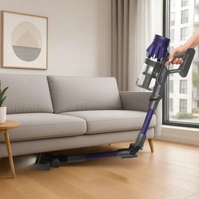 TESLA Electronics PureStar - flexibilný bezdrôtový tyčový vysávač 2v1, 250W/2200