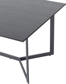 Lavica Minoa 140 x 80 x 53 cm black