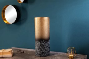 Váza Abstrakt 40cm zlatá patina