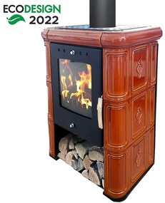 Krbové kachle Picobello II coffebrown 6 kW