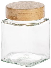 Hranatá kořenka s bambusovým víčkem (100 ml) VILDE 5,5 x 5,5 x 7,5 cm
