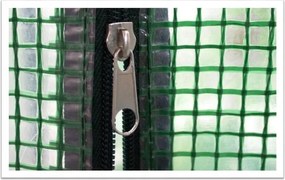 Garden Line Zelený skleník na paradajky 200 x 77 x 168/146 cm