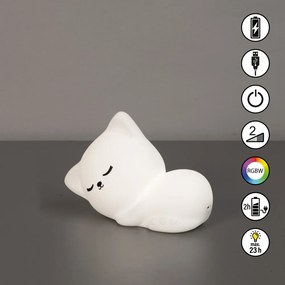 Biele detské nočné svietidlo Mia – Fischer &amp; Honsel