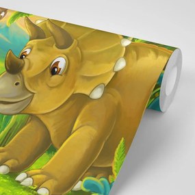 Samolepiaca tapeta veselé dinosaury - 225x150