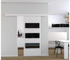 Posuvné dvere LIVELLO IV - biela / nie / 96