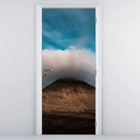 Fototapeta na dvere - Mrak nad vrcholkom (95x205cm)