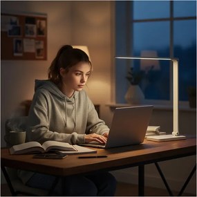 Brilagi - LED stmievateľná dotyková stolná lampa s bezdrôtovým nabíjaním QI LED/7W/5V 3000/4000/6000K biela