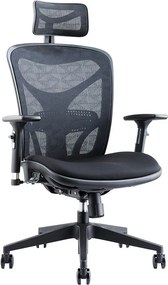 Ergonomická kancelárska stolička MOSH Airflow 601 – čierna