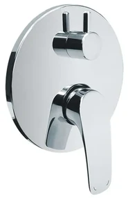 Mereo Mereo, Sprchová podomietková batéria s prepínačom, Eve, Mbox, guľatý kryt, MER-CBV60106A