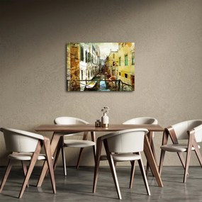Obraz - Ulička v Benátkach (70x50 cm)