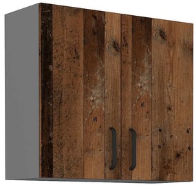 Kuchynská skrinka TESSA oldstyle/antracitová 80g-72 2f