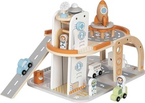 TookyToy Drevená vesmírna stanica s príslušenstvom
