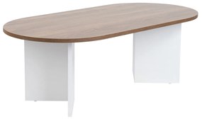 Konferenčný stolík Sable Walnut White