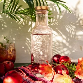 Karafa MAEVE ružová s korkom 891026 1L