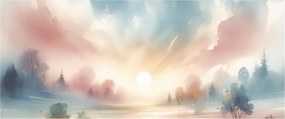 Obraz - Elegantná krajina (120x50 cm)