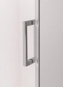 Polysan, THRON LINE SQUARE sprchové dveře 1400 mm, hranaté pojezdy, čiré sklo, TL5014-5002