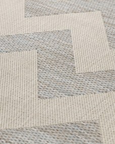 Koberec Modern Chevron beige/ice blue 160x230 cm