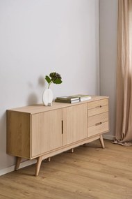 Komoda Marte 180 cm dub bielený