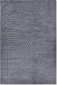 ELLE Decoration, Kusový koberec New York 106206 Anthracite, 160x235, šedá, chodba / predsieň