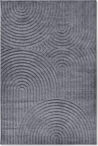 ELLE Decoration, Kusový koberec New York 106206 Anthracite, 80x120, šedá, chodba / predsieň