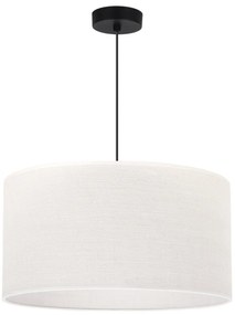 Závesné svietidlo Juta, 1x biele jutové tienidlo, (fi 45cm), b