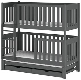 Posteľ Emilka 80x180 graphite