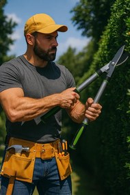 Nožnice záhradné na konáre 64-97cm teleskopicke s prevodom