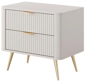 Nočný stolík Lante G 2s -1 ks Beige