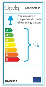 Čierno-biele nástenné svietidlo Profil – Opviq lights
