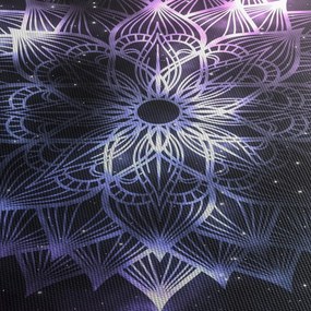 Obraz - Lotusová mandala vo vesmíre (90x60 cm)